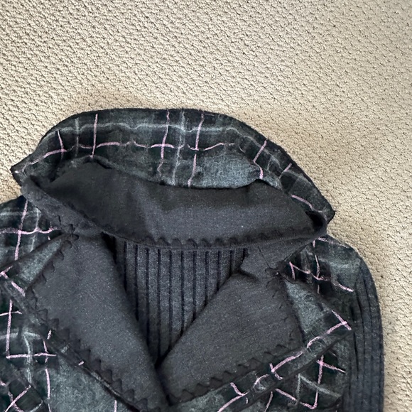 VEX Collection Jacket Wirh Rib Knit Sleeves and Back - Picture 8 of 12